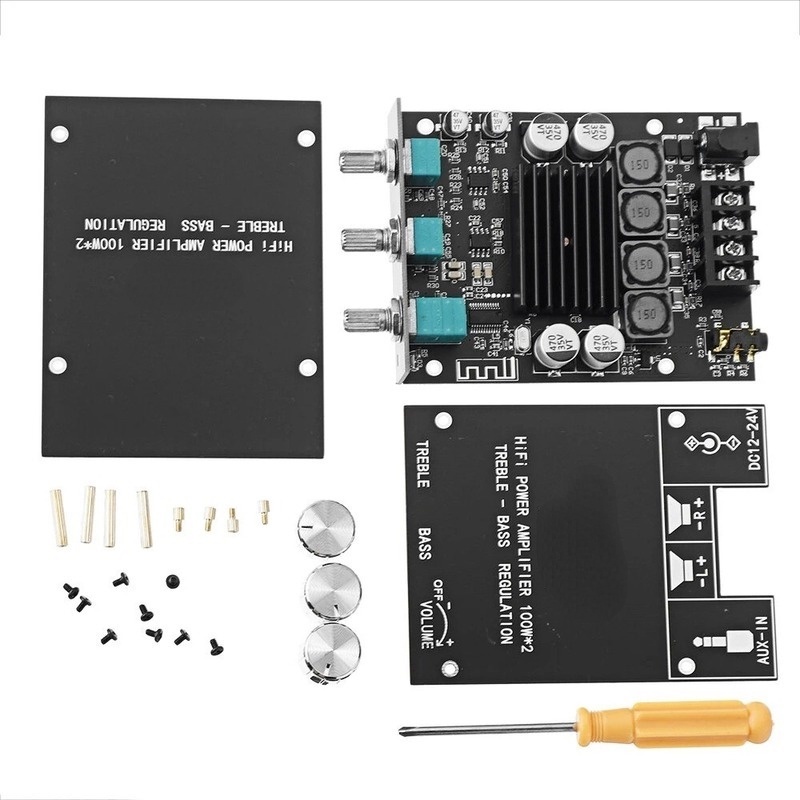 Bo mạch khuếch đại âm thanh Bluetooth 5.0 Zk-1002T 100W*2