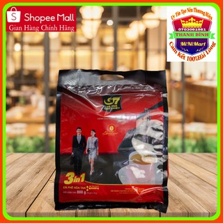 Cà phê hoà tan sữa trung nguyên 3in1 G7 bịch (50 gói x16g) 800g