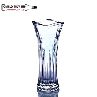 Lọ loa bình bông 18 cm thủy tinh cao cấp trang trí