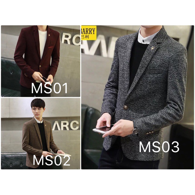 Áo vest nam thời trang dáng ngắn trẻ trung lịch lãm, gắn tag vương miện