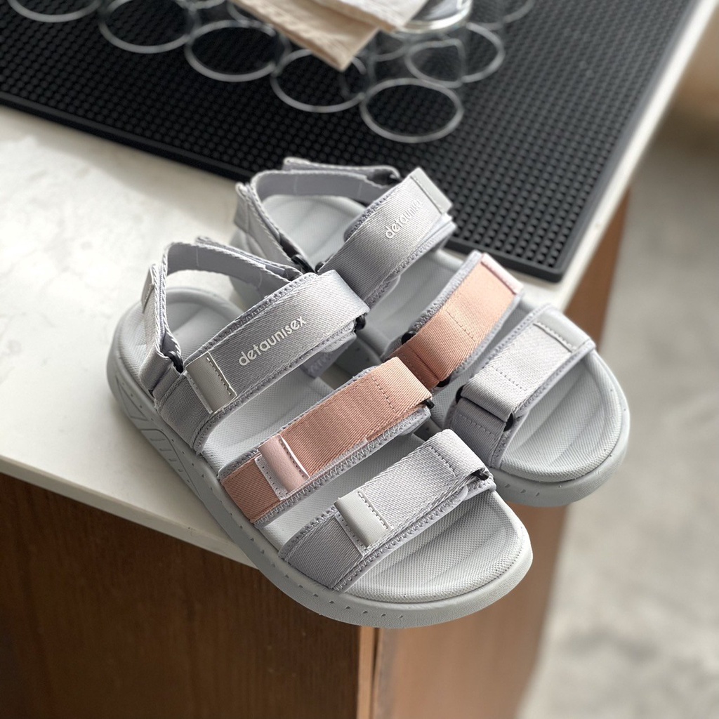 [SIÊU RẺ] Giày Sandal Học Sinh 3 Quai Ngang Detaunisex - SADU03