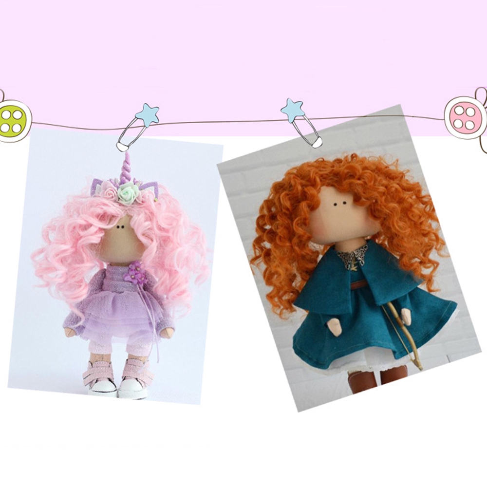 Tóc giả 15*100cm chịu nhiệt độ cao cho búp bê 1/6 1/4 1/3