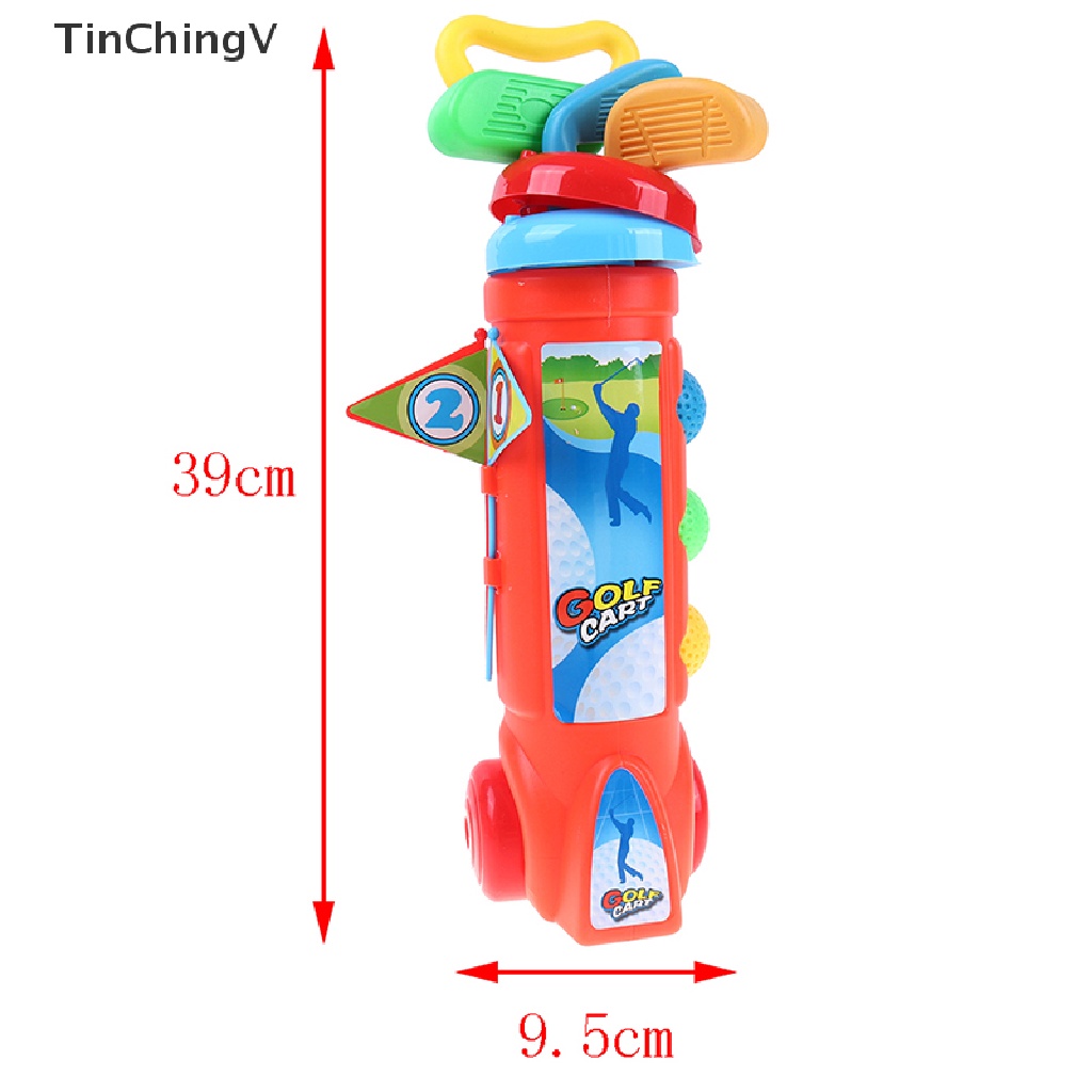 1 Bộ Gậy Đánh Golf Mini Bằng Nhựa Dành Cho Trẻ Em