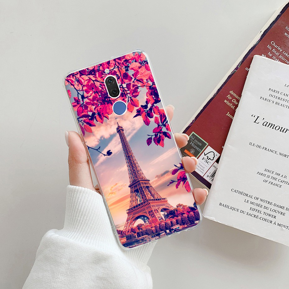Ốp Điện Thoại Tpu Silicon Mềm In Họa Tiết Hoa Cho Huawei Nova 2i Mate 10 Lite