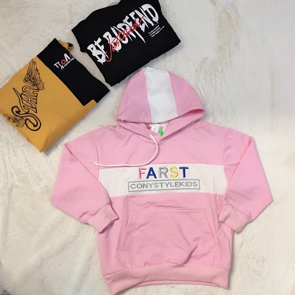 Áo hoodie da cá cho bé cho bé 8 - 10 tuổi