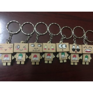 MÓC KHÓA GỖ ( GIAO NGẪU NHIÊN ) DANBO ĐÁNG YÊU