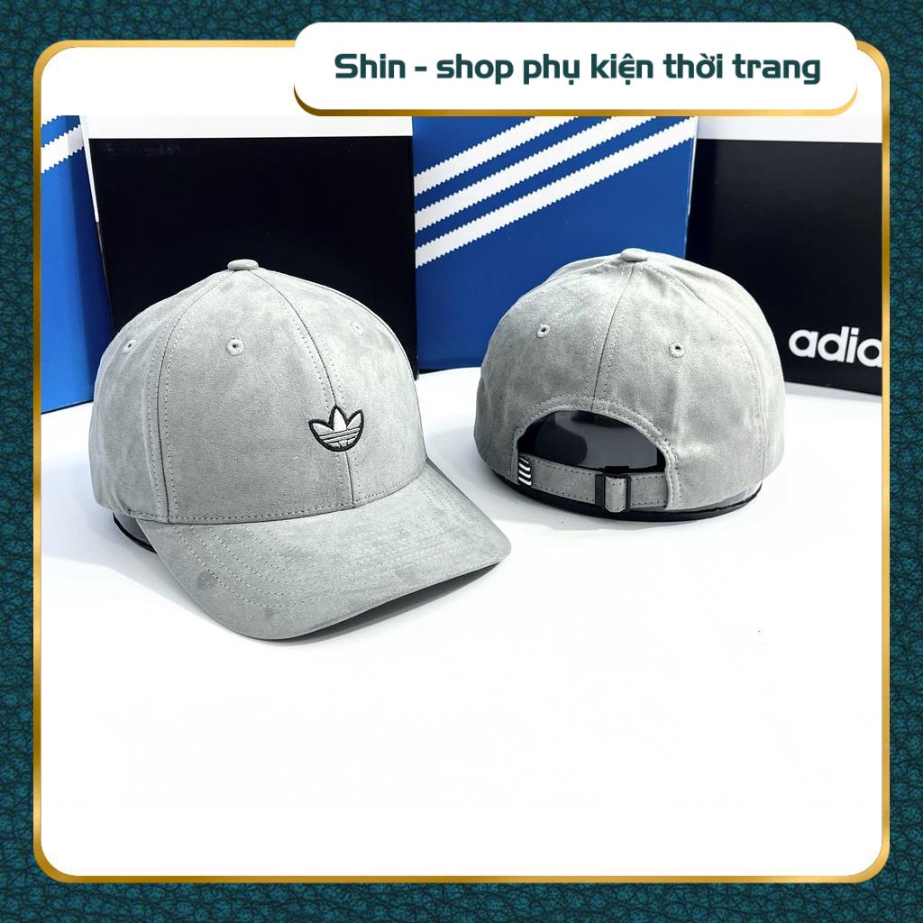 Mũ nón lưỡi trai nón kết nam nữ bằng da lộn thể thao trẻ trung đẹp chất hàng hiệu - Shin Shop Phụ Kiện Thời Trang