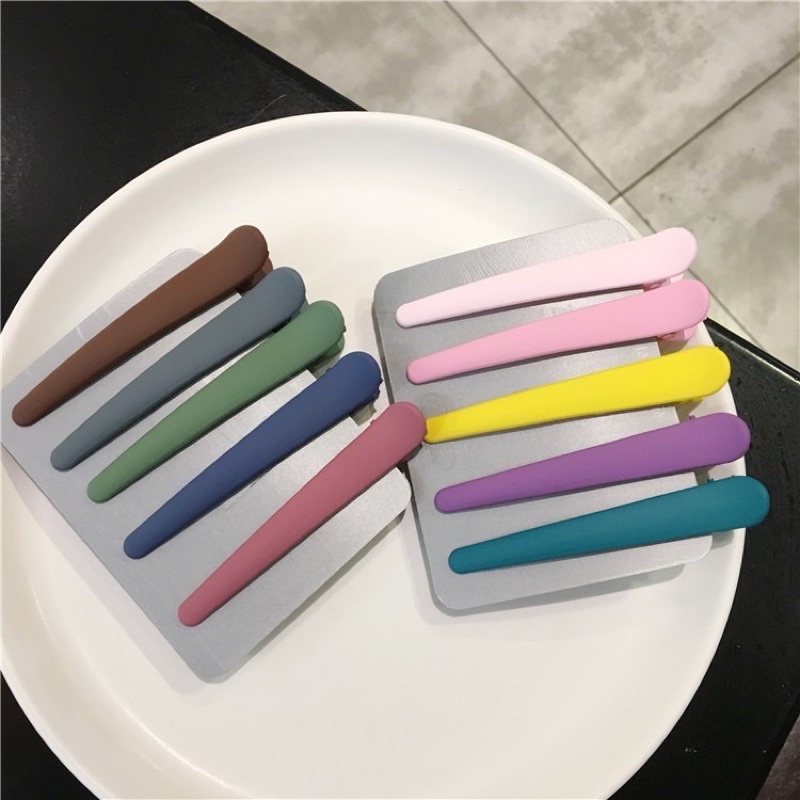 Kẹp Tóc, Kẹp mỏ vịt khổng lồ màu Pastel tạo kiểu tóc 11,5cm Loại To Hot trend Hàn Quốc