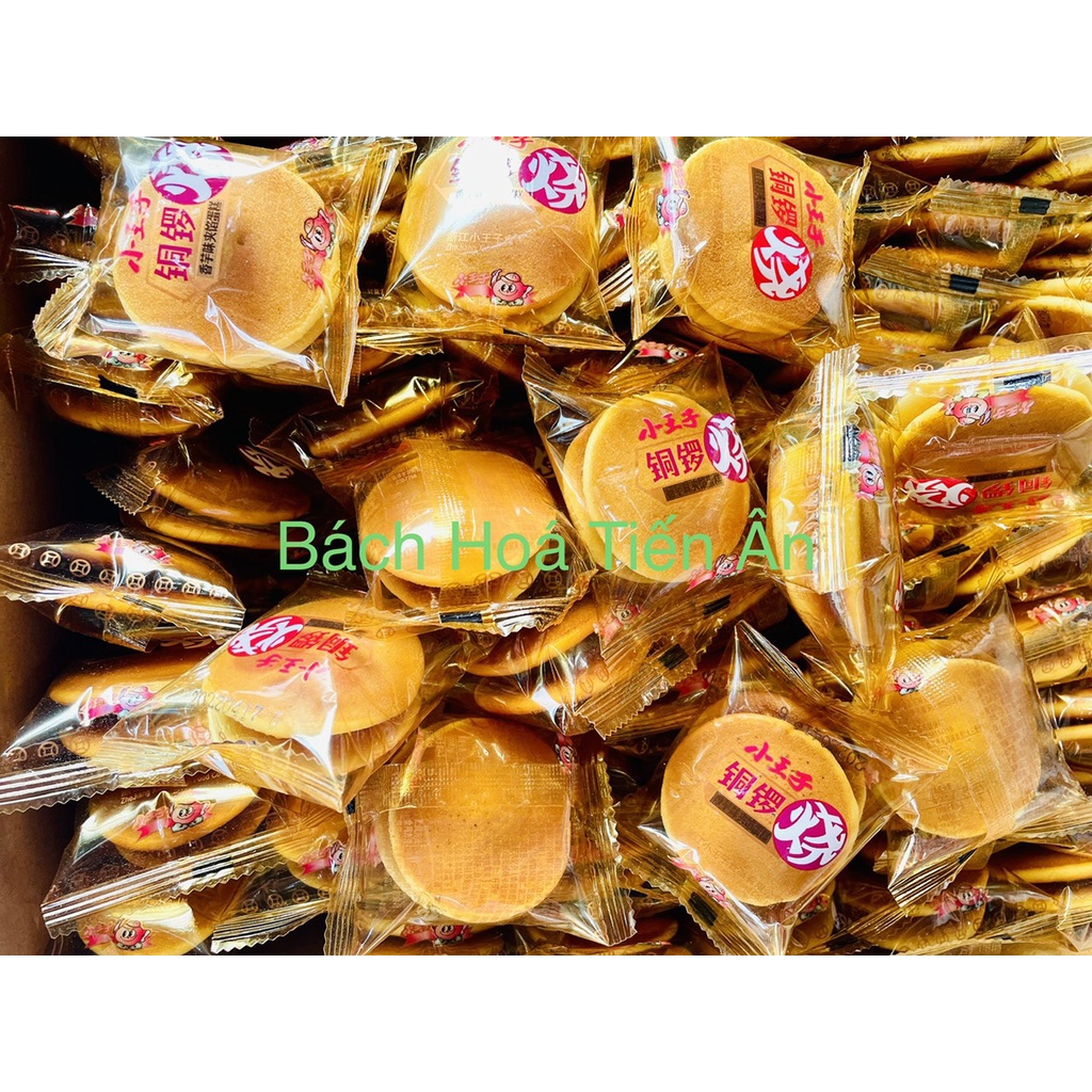 Bánh Rán Dorayaki Kẹp Nhân Kem mix đậu đỏ và Khoai môn Đài Loan cân xá 300 gam
