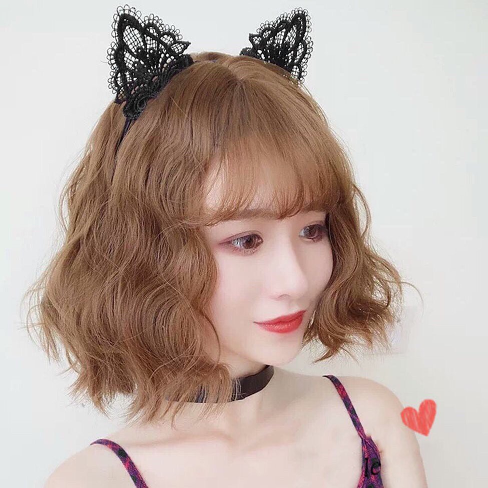 Bờm cài tóc băng đô tai mèo lolita thỏ lông Hàn Quốc cao cấp (nhiều mẫu)