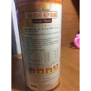 Tinh nghệ nếp vàng honimore 200g