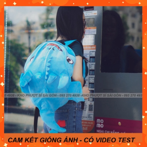 NHƯ ẢNH - Balo Sociu hình Rồng màu xanh nước biển vải nhung size to đựng quần áo đi phượt