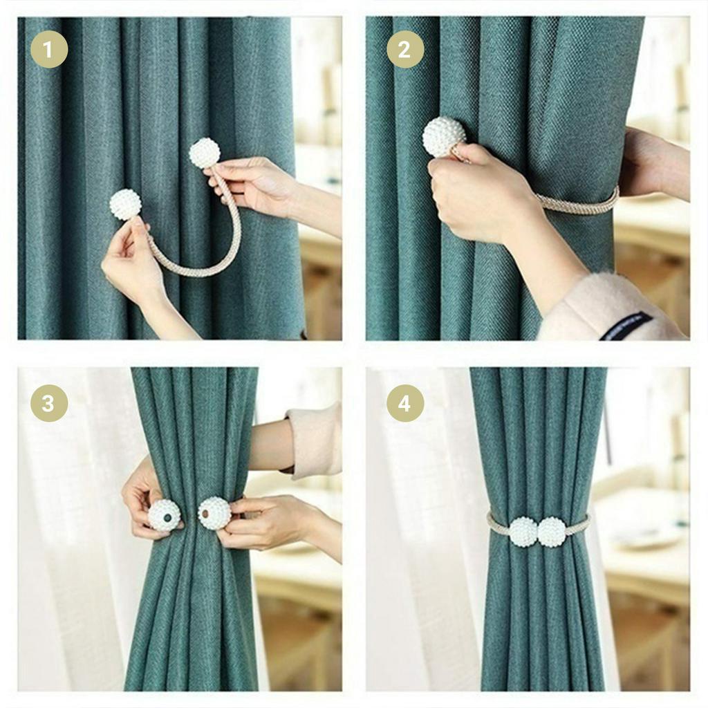 Dây buộc rèm có nam châm dễ dàng sử dụng bền bỉ