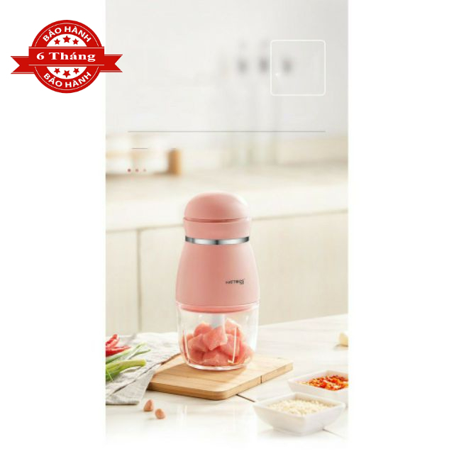 Máy xay đa năng Hattiecs bản nâng cấp 6 lưỡi chính hãng- Máy xay cho bé ăn dặm, máy xay thịt, rau củ quả
