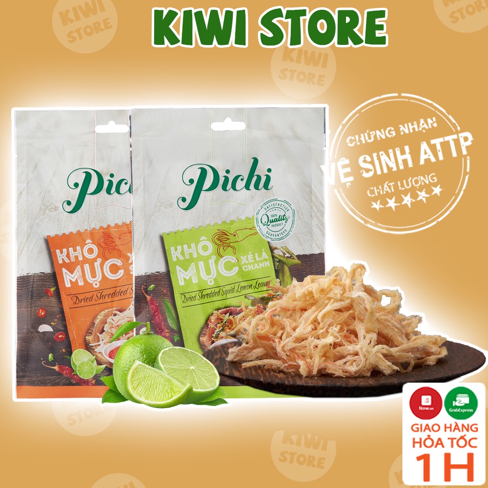 Khô mực xé sợi tẩm gia vị cay Pichi loại 1 ăn vặt cực nghiền Kiwi Store | BigBuy360 - bigbuy360.vn