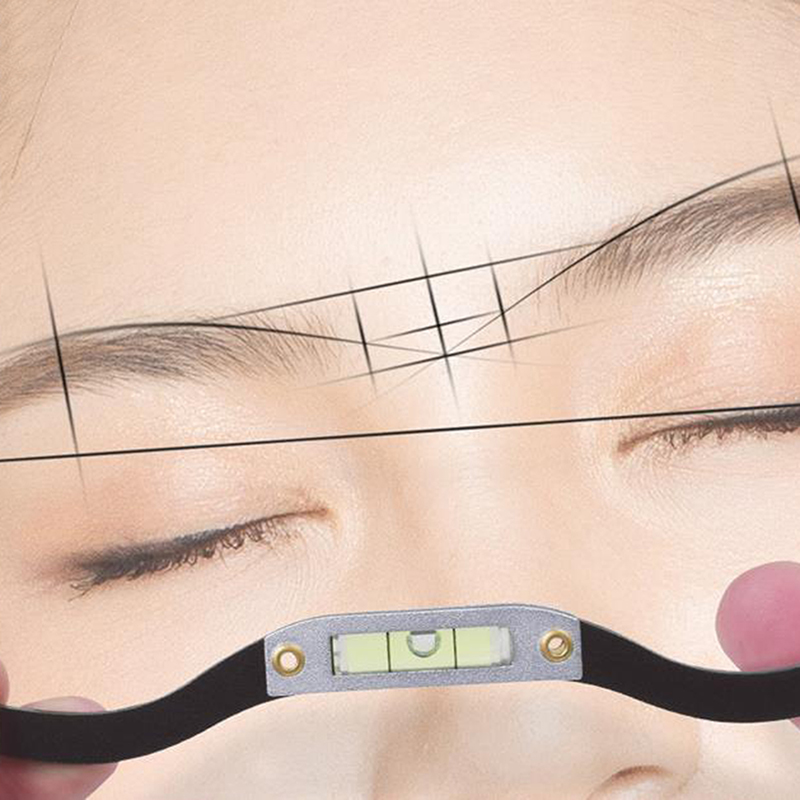 [abubbleVN]Microblading Eyebrow Ruler Permanent Makeup Tattoo Eyebrow Mapping Line Ruler