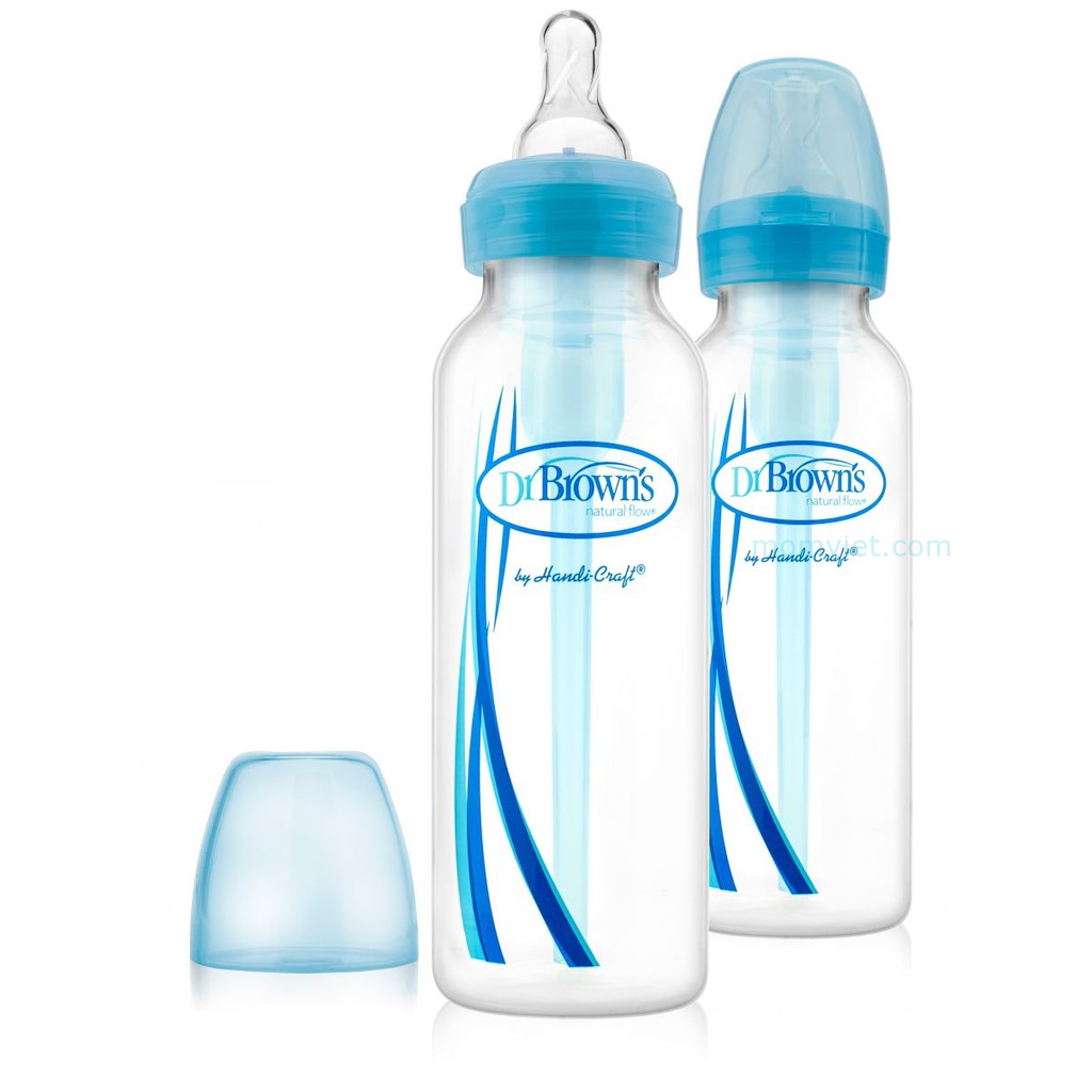 Bình sữa Dr.Browns cổ thường nhựa PP 0m+