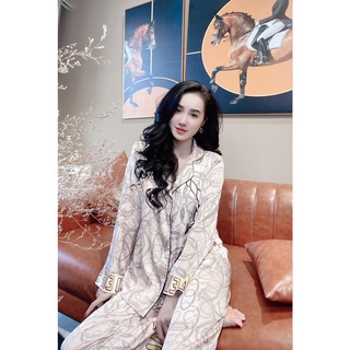 ĐỒ BỘ PYJAMA NỮ LỤA LATIN HÀNG THIẾT KẾ