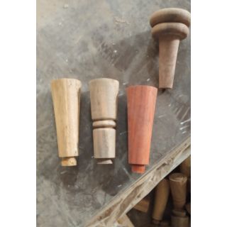 Bộ 4 Chân bàn chân gỗ chân ghế chân kệ chân tủ chân bàn ghế chân lùn