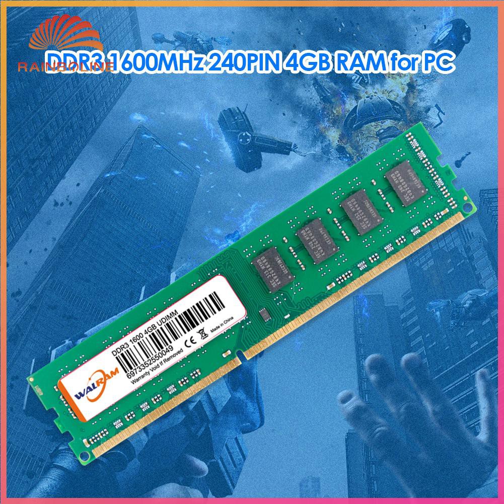 Bảng Mạch Lưu Trữ 240 Pin 4gb Ddr3 Ddriii 1600mhz Cho Máy Tính Bàn | BigBuy360 - bigbuy360.vn