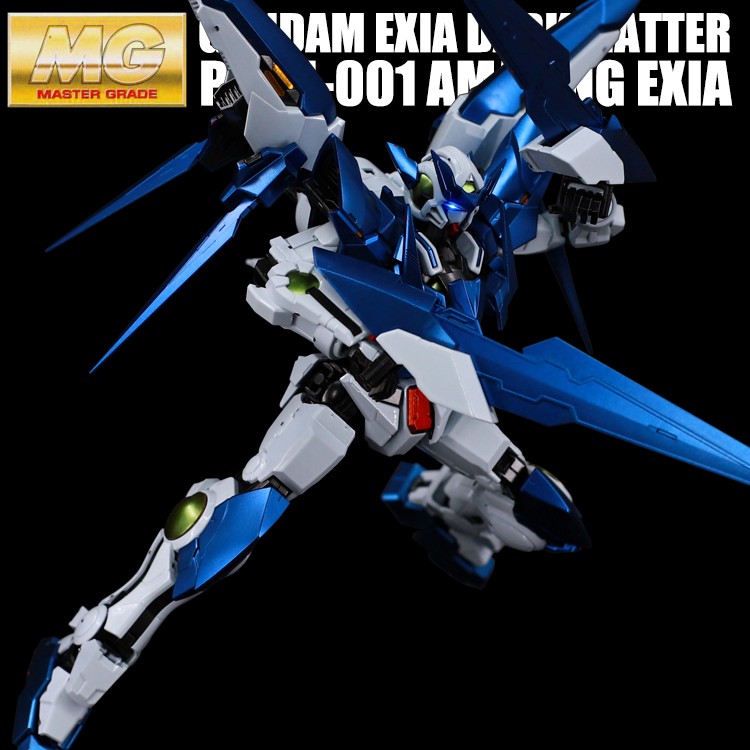 Mô hình Gundam Bandai Metal Coloring MG1: 100Exia Dark Matter Angel