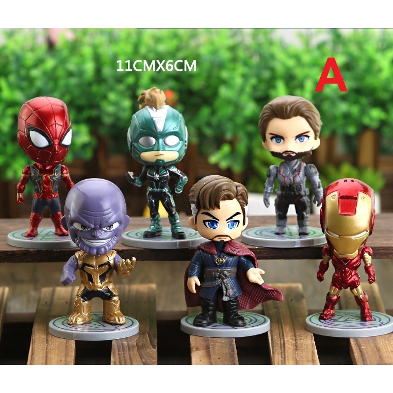 Mô hình để bàn Ironman, Spider man, Thor, Batman, Marvel, DC Iron Bat