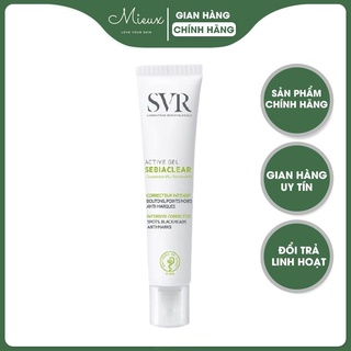 Kem Dưỡng SVR Sebiaclear Active 40ml, kem dưỡng da dành cho da dầu mụn - Mieux