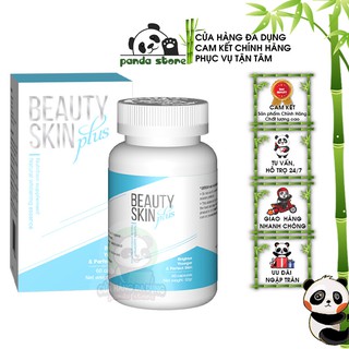 Viên uống trắng da chống nắng Beauty Skin Plus USA bổ sung Glutathione giúp đẹp da giảm nám mờ thâm sạm do nội tiết