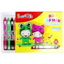 SÁP MÀU FROG &amp; CAT KHAY NHỰA (HỘP 12 MÀU CR0006/ 18 màu CR007/ 24 màu CR008)