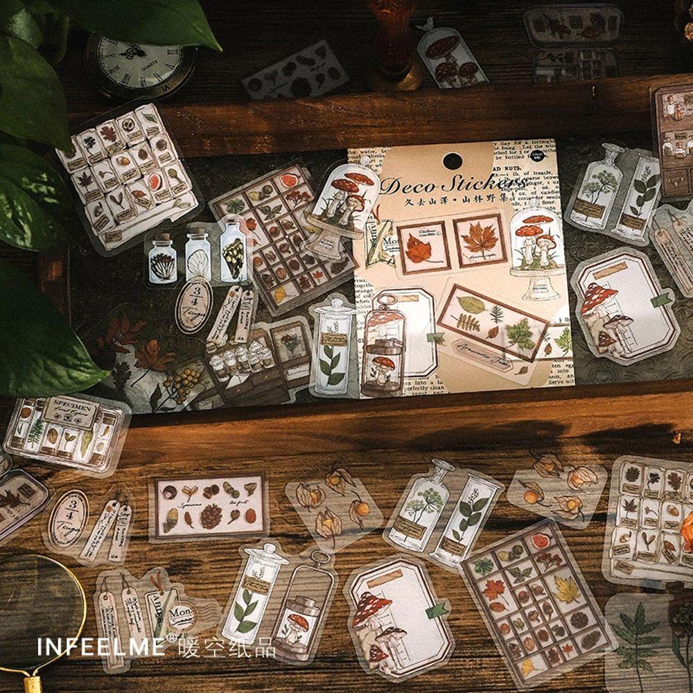 AUGUSTINA Miếng Dán Trang Trí Sổ Tay / Nhật Ký / Sổ Tay Phong Cách Cổ Điển Độc Đáo DIY