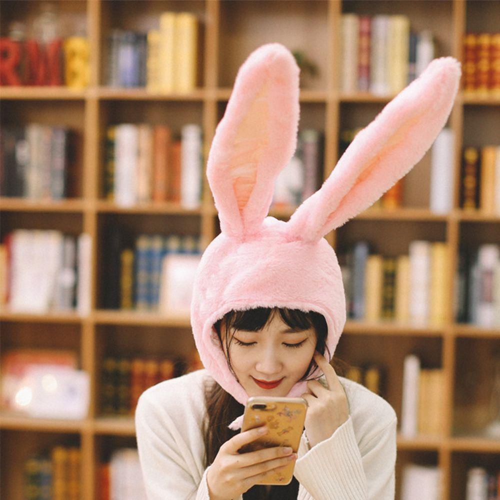 Mũ Cotton PP Mềm Mại Đính Hình Thỏ Lấp Lánh Vui Nhộn Dùng Chụp Ảnh Halloween