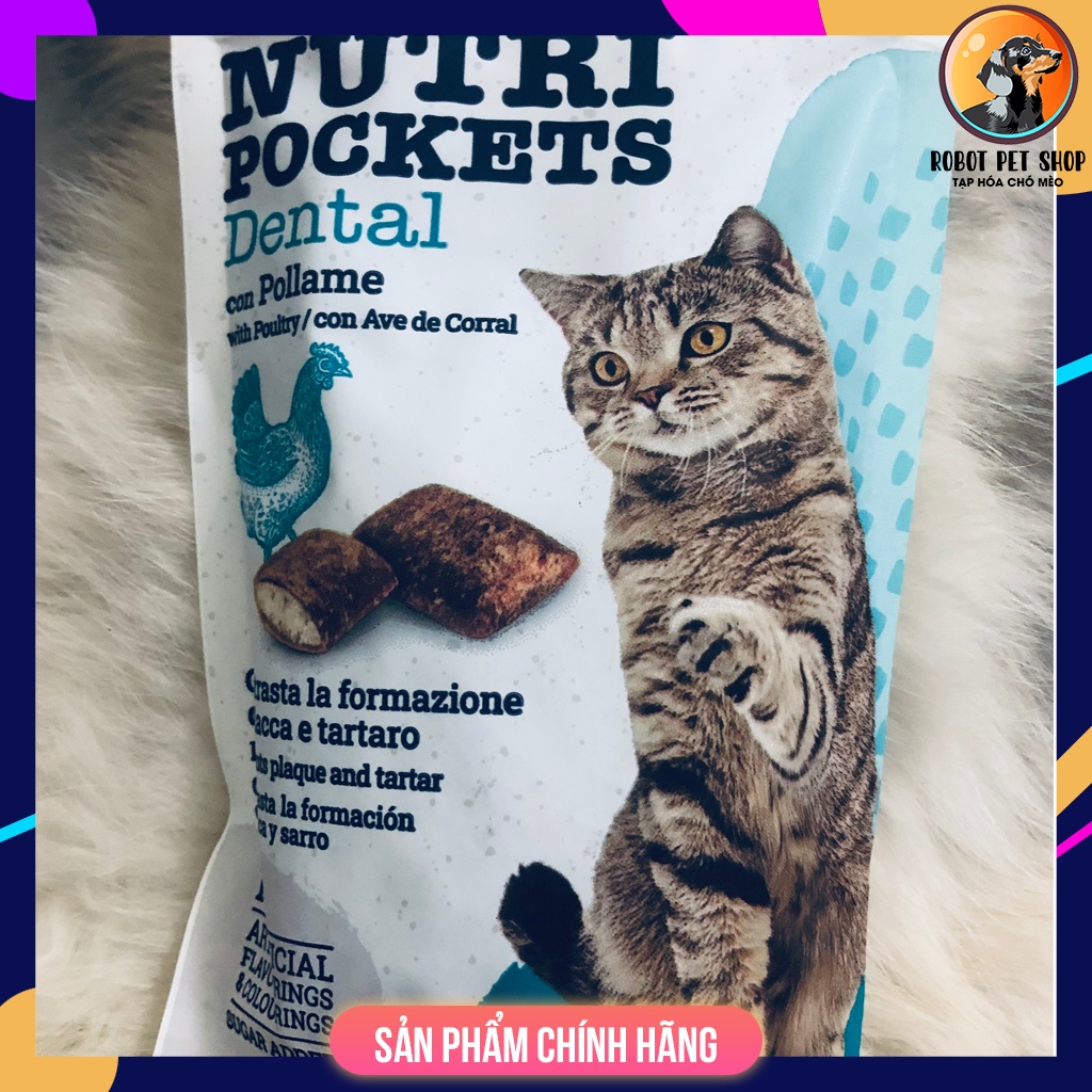 60g Bánh thưởng cho mèo - GimCat Nutri Pockets