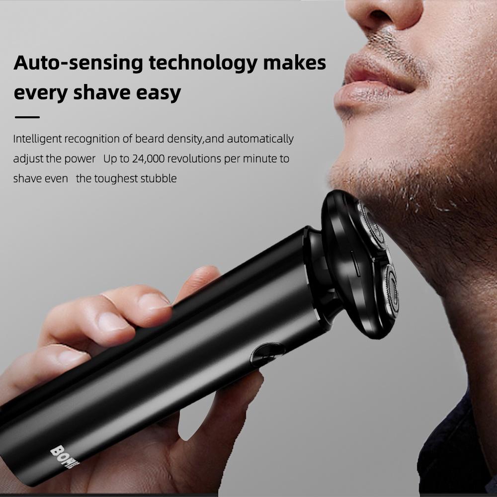 Máy cạo râu đa năng BOMIDI M7 lưỡi cạo nổi 3D thay thế  thông mình cạo sạch râu Động cơ mạnh độ ồn thấp - Minh Tín Shop