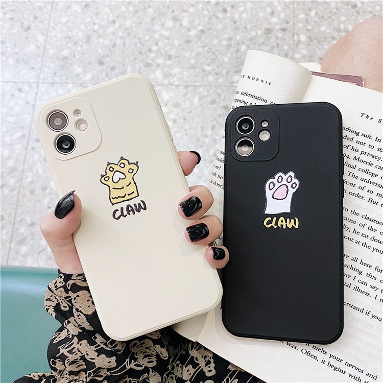 Ốp lưng iphone vuông cạnh hình paw claw 6/6plus/6s/6splus/7/7plus/8/8plus/x/xr/xs/11/12/pro/max/plus/promax-Awifi B3-10