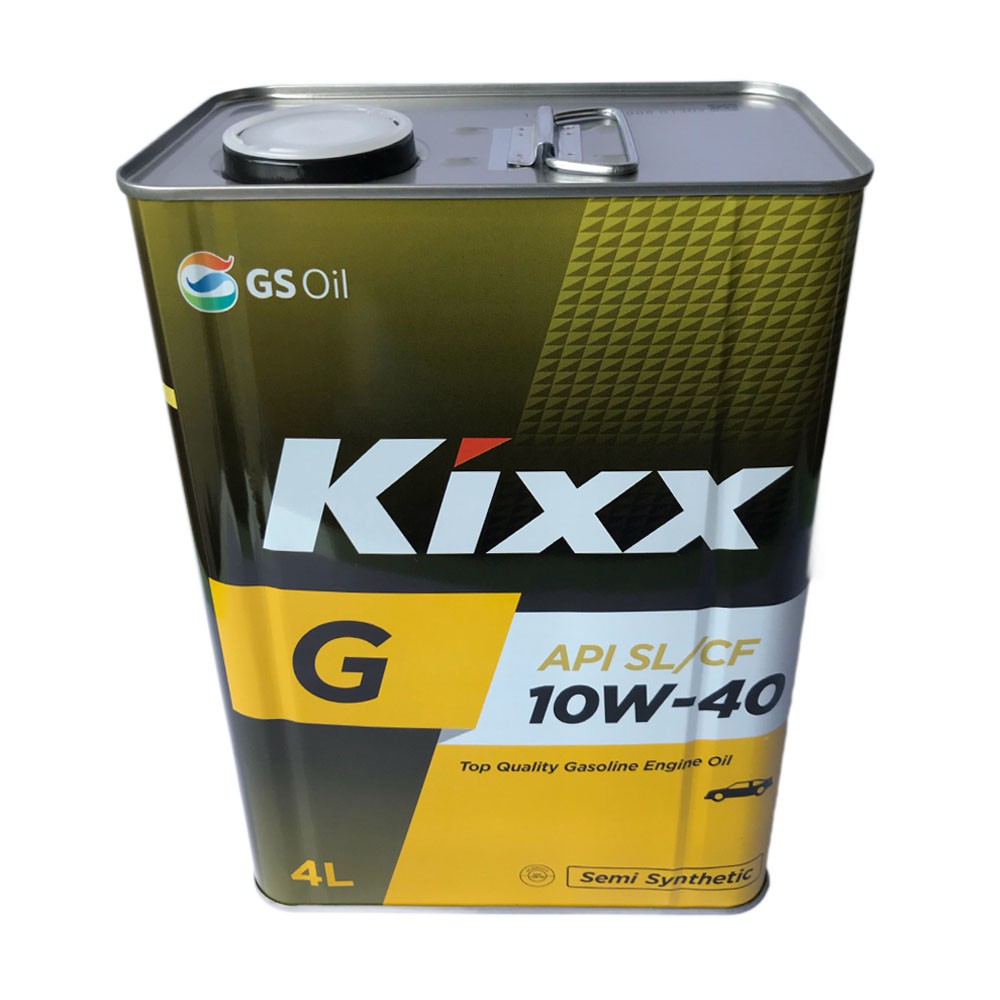 Dầu động cơ xăng Kixx G SL 10W40 4L - Thiếc