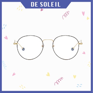 MẮT KÍNH DE SOLEIL GỌNG CẬN FORM TRÒN GỌNG NHỊP TIM SIÊU ĐẸP