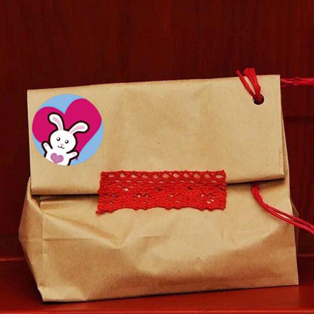 PISTA Set 500 Nhãn Dán Trang Trí Túi Xách Họa Tiết Phục Sinh Độc Đáo