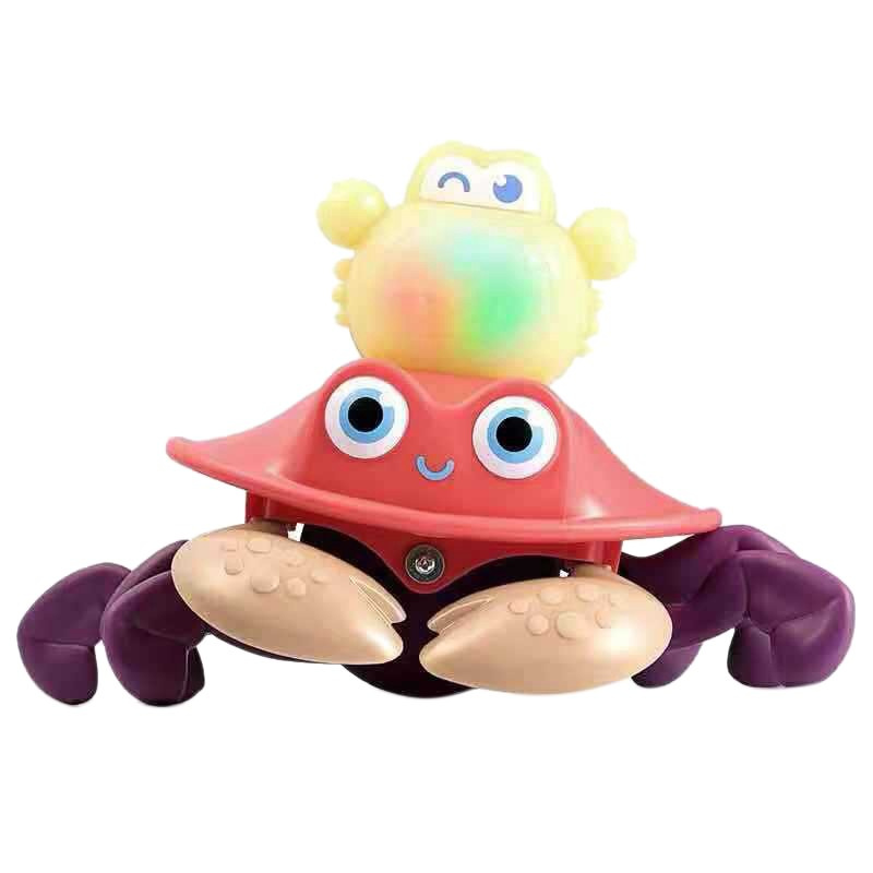 Crab Pull Toys Animal Walker Early Education Toys Light Music Toys