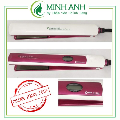 [CHÍNH HÃNG] MÁY LÀ ÉP DUỖI KẸP TÓC CODOS CHI 2300