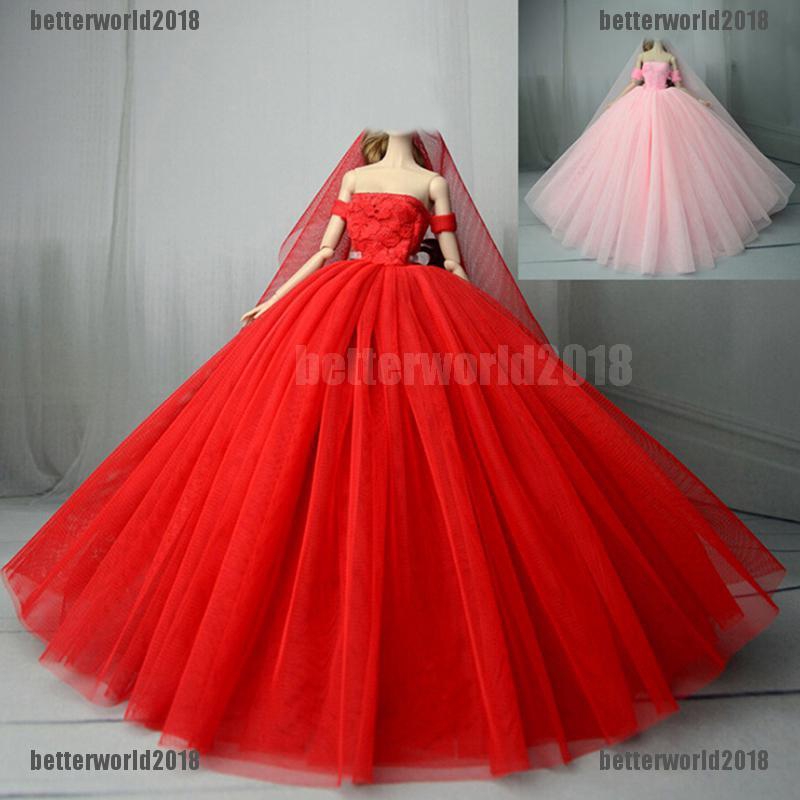 Đầm Công Chúa Xinh Xắn Cho Búp Bê