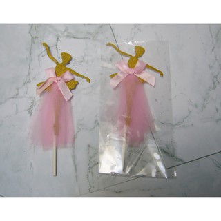 Topper trang trí bánh kem vũ công múa ballet