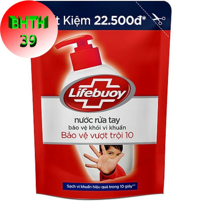 Nước rửa tay Lifebuoy túi 450g (có hỗ trợ hỏa tốc)