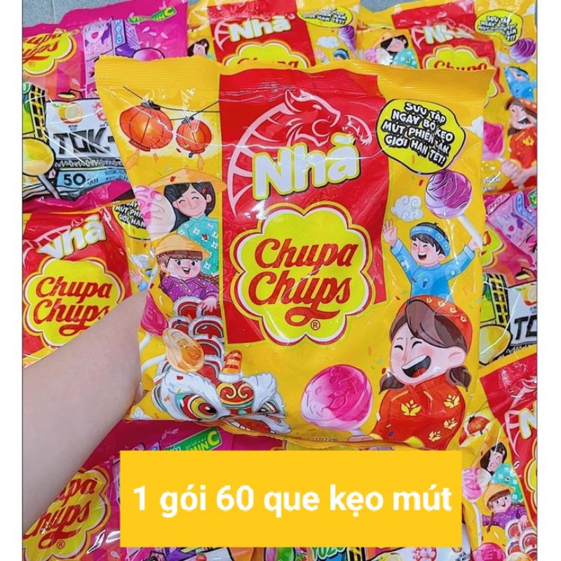 Kẹo mút  Chupa Chups hương  hỗn  hợp