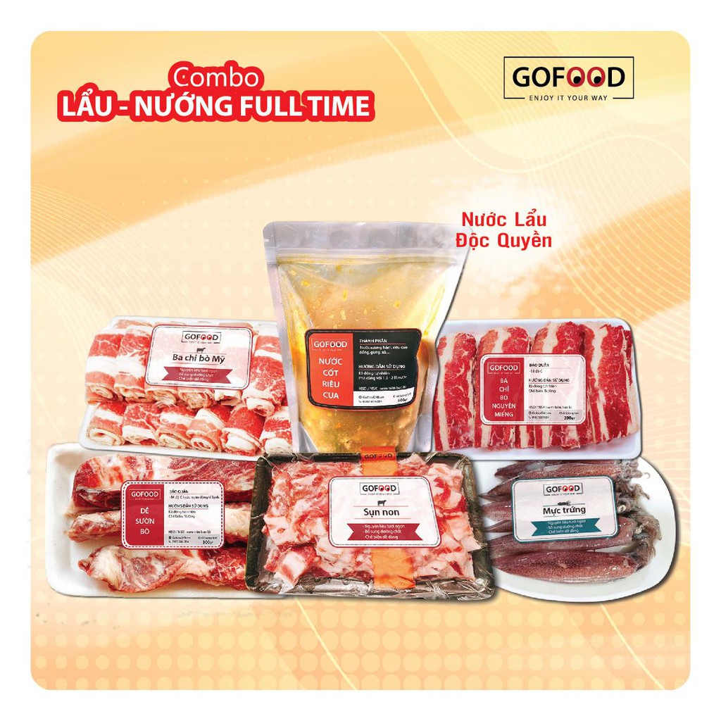 COMBO LẨU NƯỚNG TẠI NHÀ SIÊU NGON