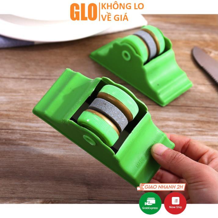 Đá Mài Dao Kéo Có Đế Cực Sắc Cực Nhanh Màu Xanh Lá Siêu Rẻ