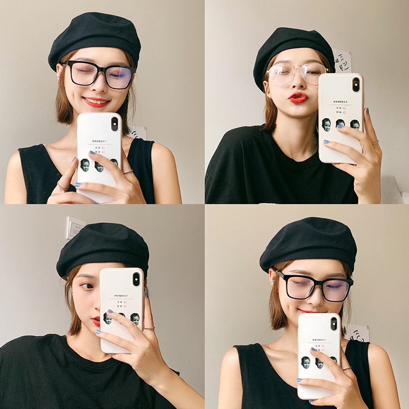 Mũ Nồi Korea Phong Cách Retro Màu Trơn L1771 - LoanTay