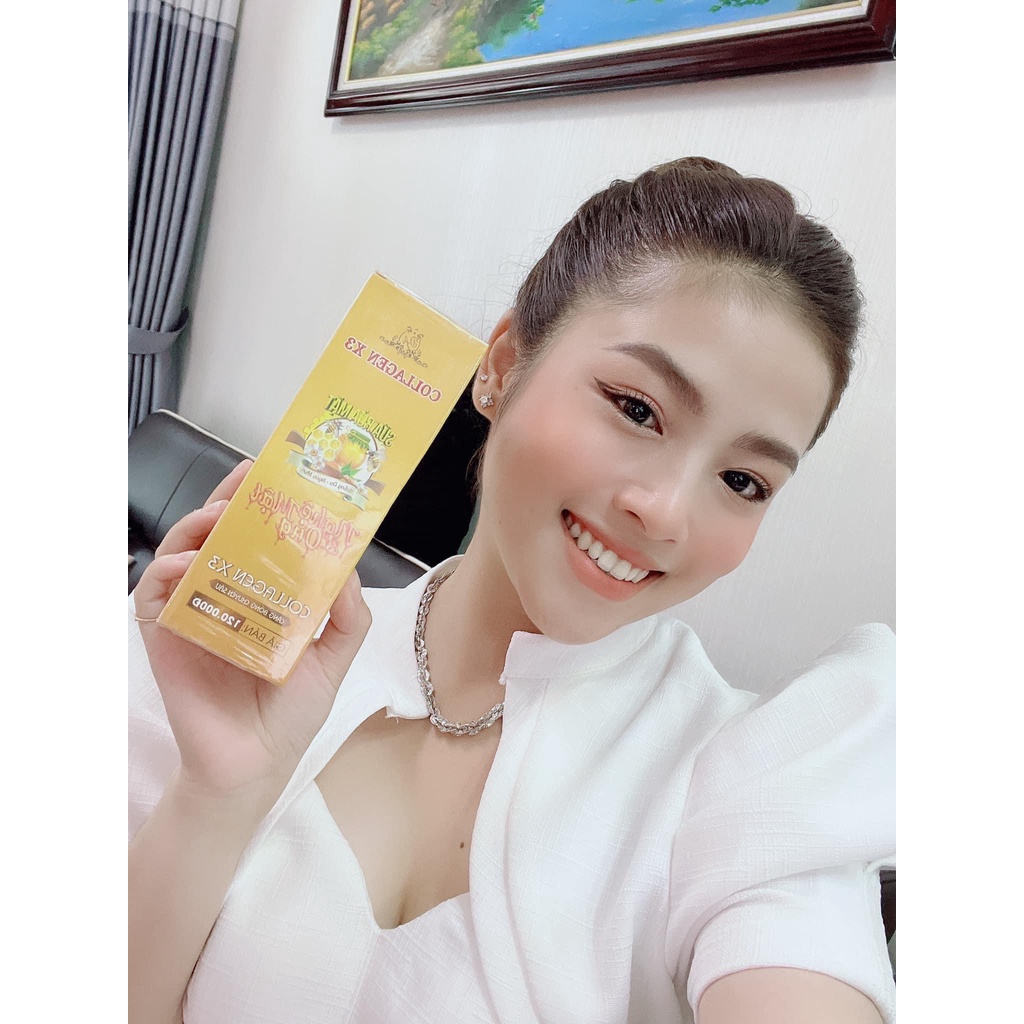 Sữa Rửa Mặt Nghệ Mật Ong Collagen X3 - Sửa Rửa Mặt X3 làm sạch da, ngừa mụn, se khít lỗ chân lông Mỹ Phẩm Đông Anh