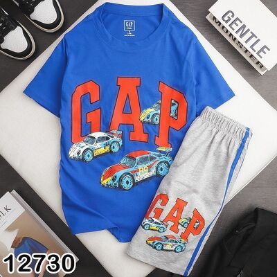 BỘ THUN NGẮN GAP BÉ TRAI IN HÌNH NHIỀU MẪU 19-60KG (LINK 2)