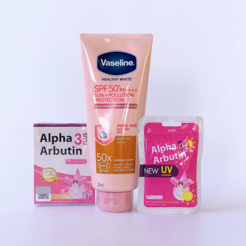 Vỉ 10 viên trộn trắng da Alpha Arbutin Thái Lan chính hãng | BigBuy360 - bigbuy360.vn