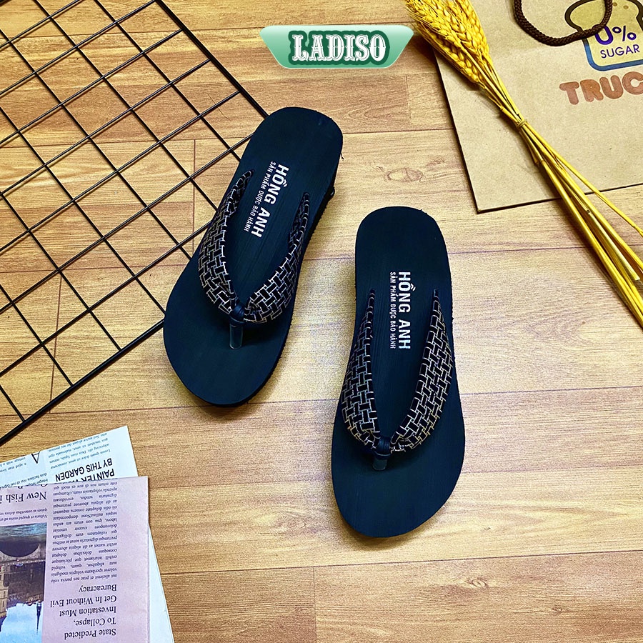 Dép xuồng nữ siêu nhẹ siêu êm LADISO thiết kế sang trọng bắt mắt cao 6cm TT355